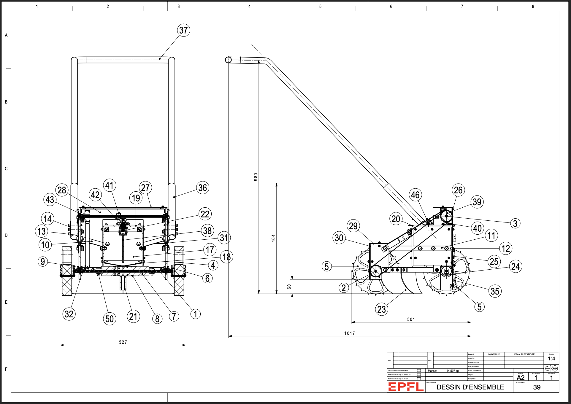 Mechanical Design of a Seeder
